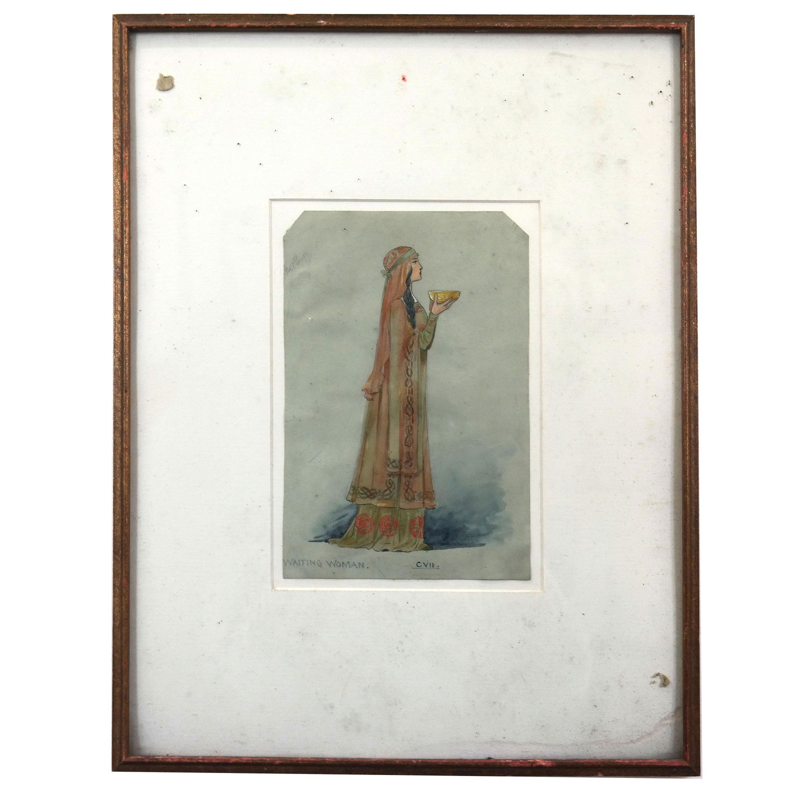 Unsigned Watercolor on Paper (1 of 6)