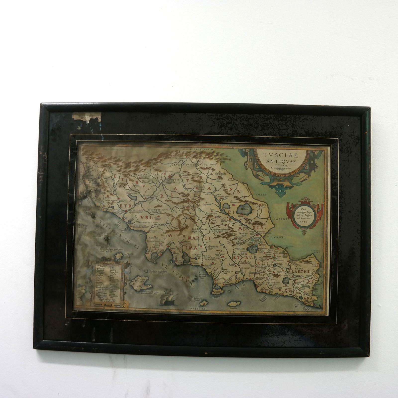 Antique Italian Map (1 of 11)