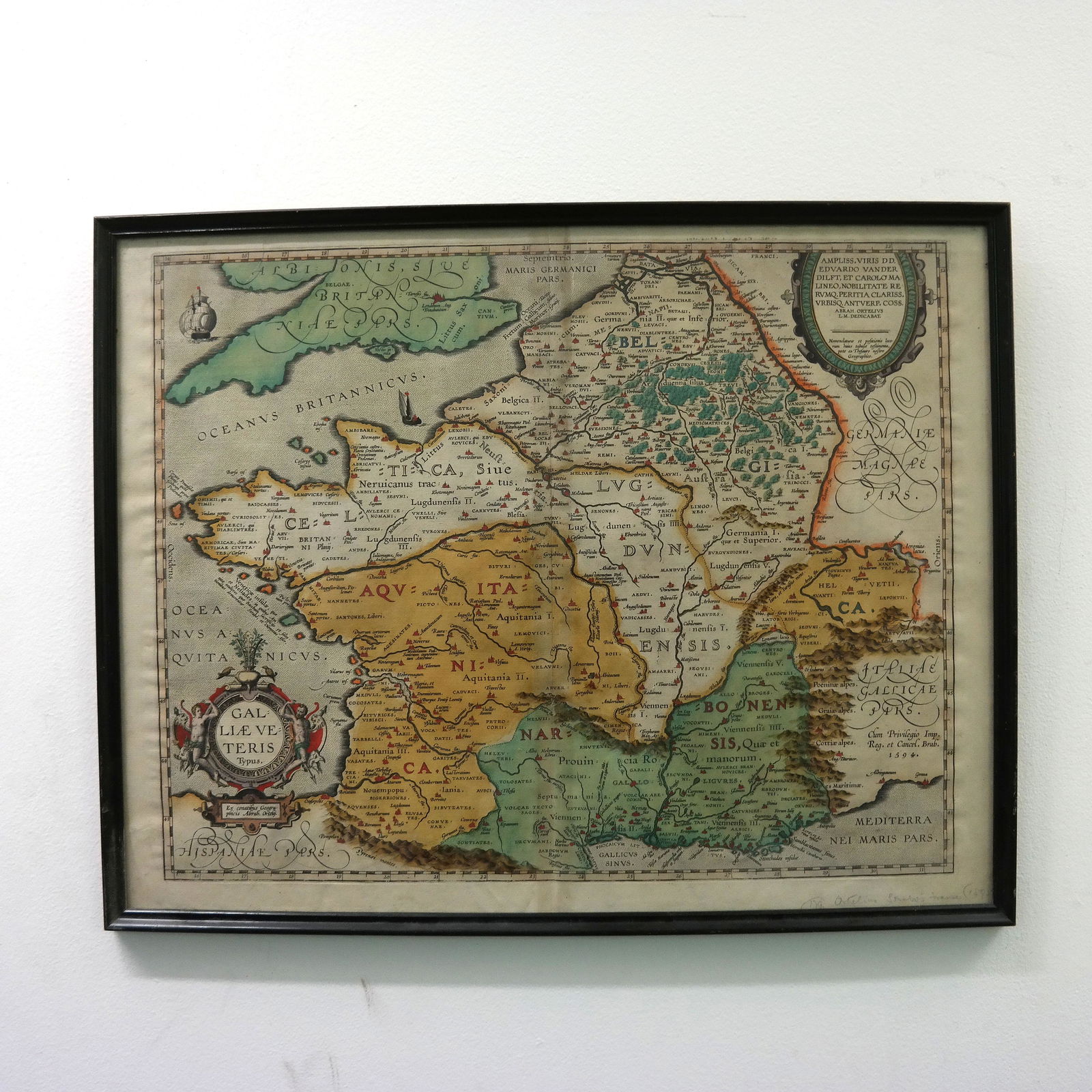 Antique Italian Map (1 of 9)