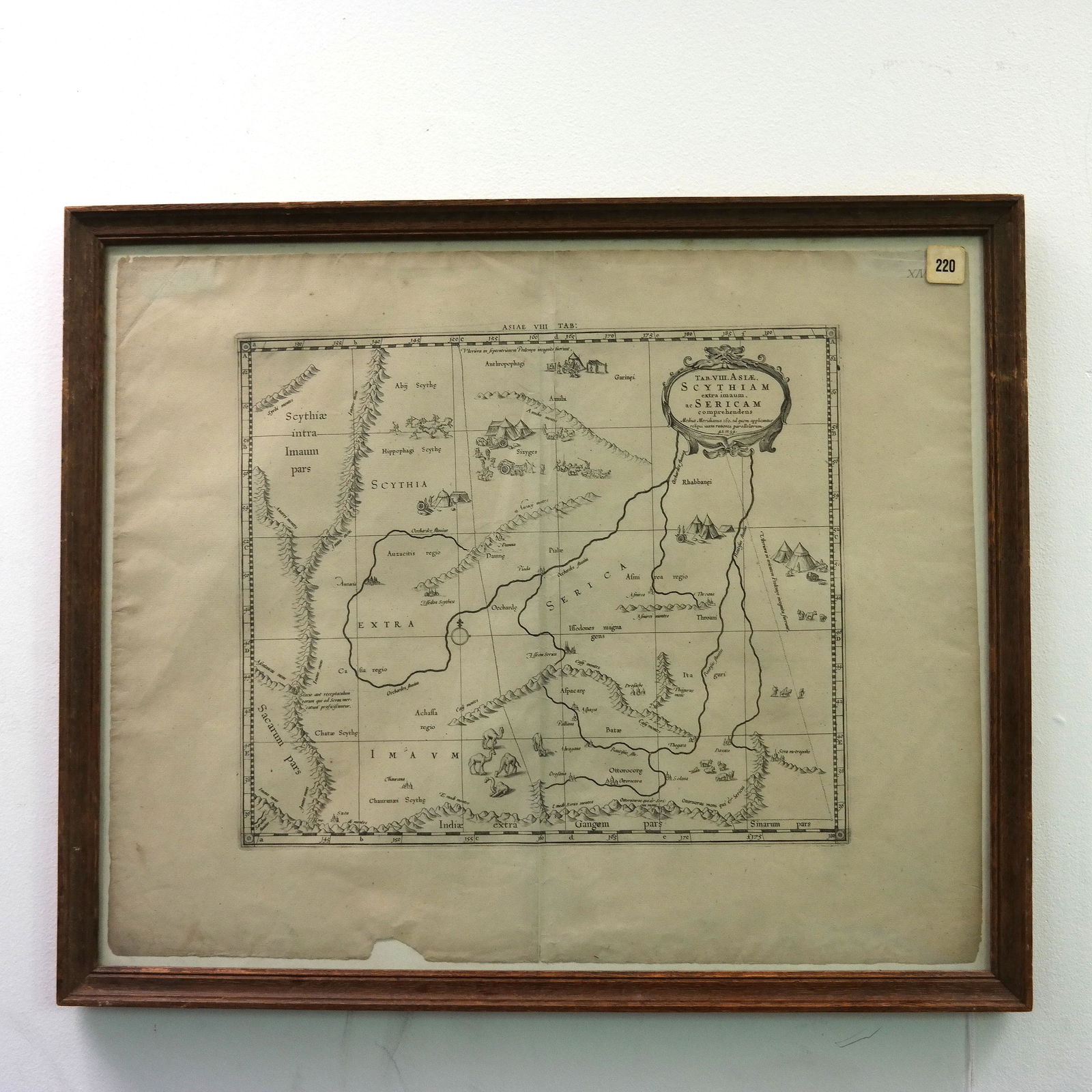 Antique Italian Map (1 of 8)