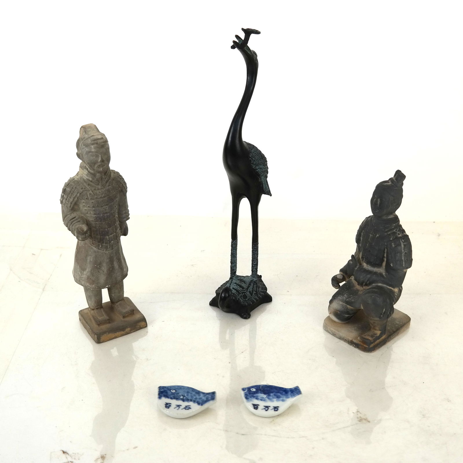 Chinese Ceramic and Metal Figurines (5) (1 of 9)