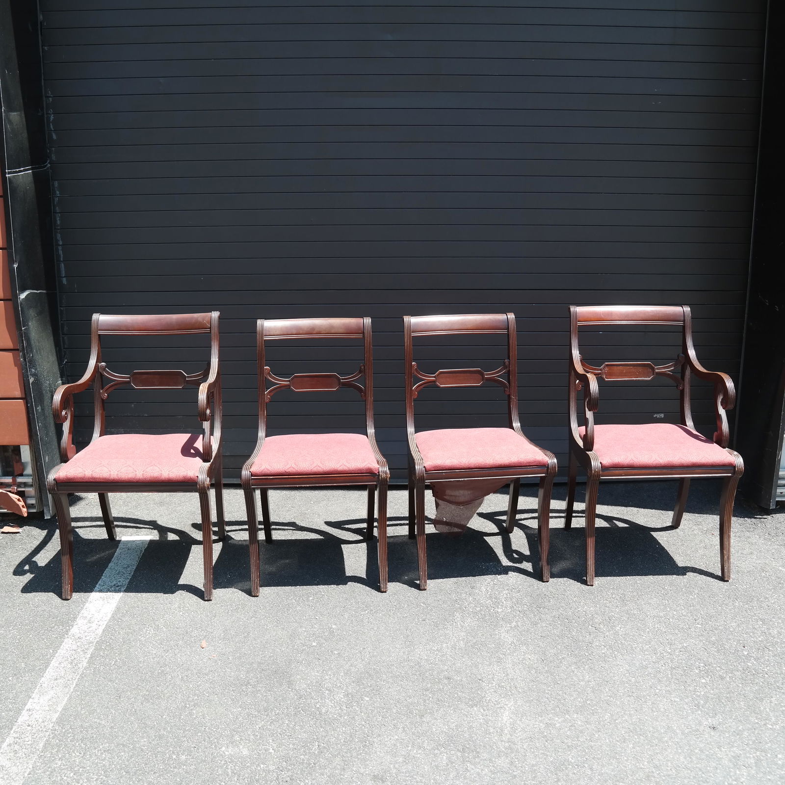 Set of Four Regency-Style Dining Chairs (1 of 11)