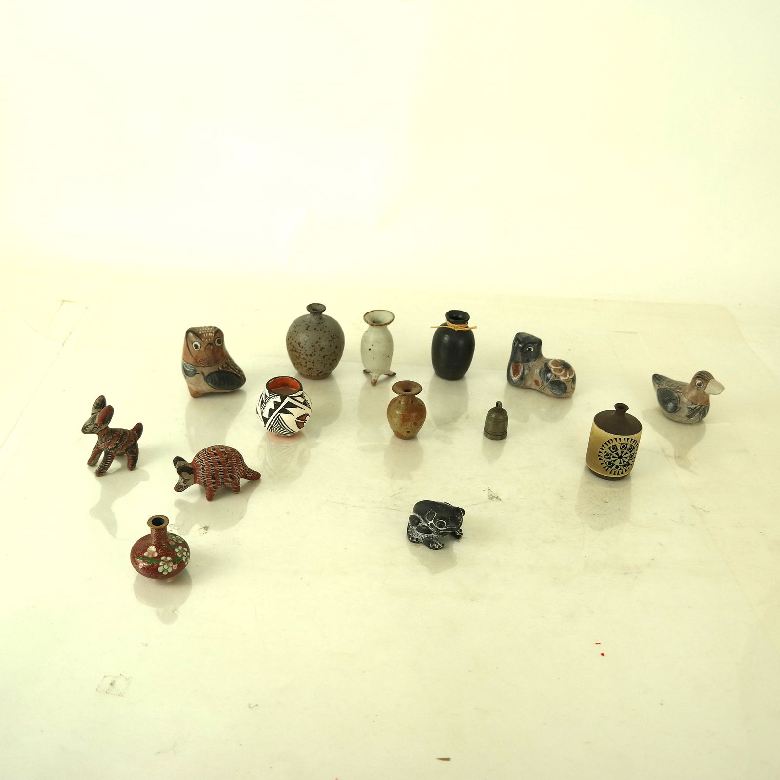 Assorted Painted Ceramic Miniatures (1 of 8)