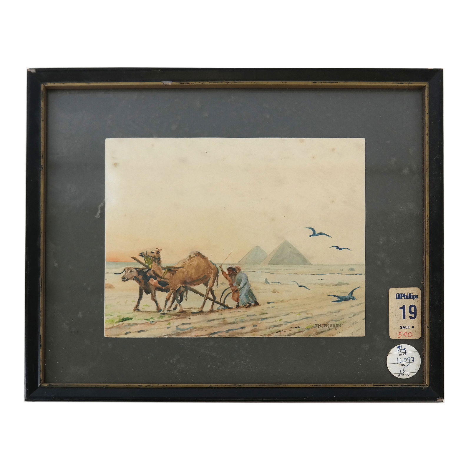 Thomas FRERE: Orientalist Scene - Painting (1 of 6)