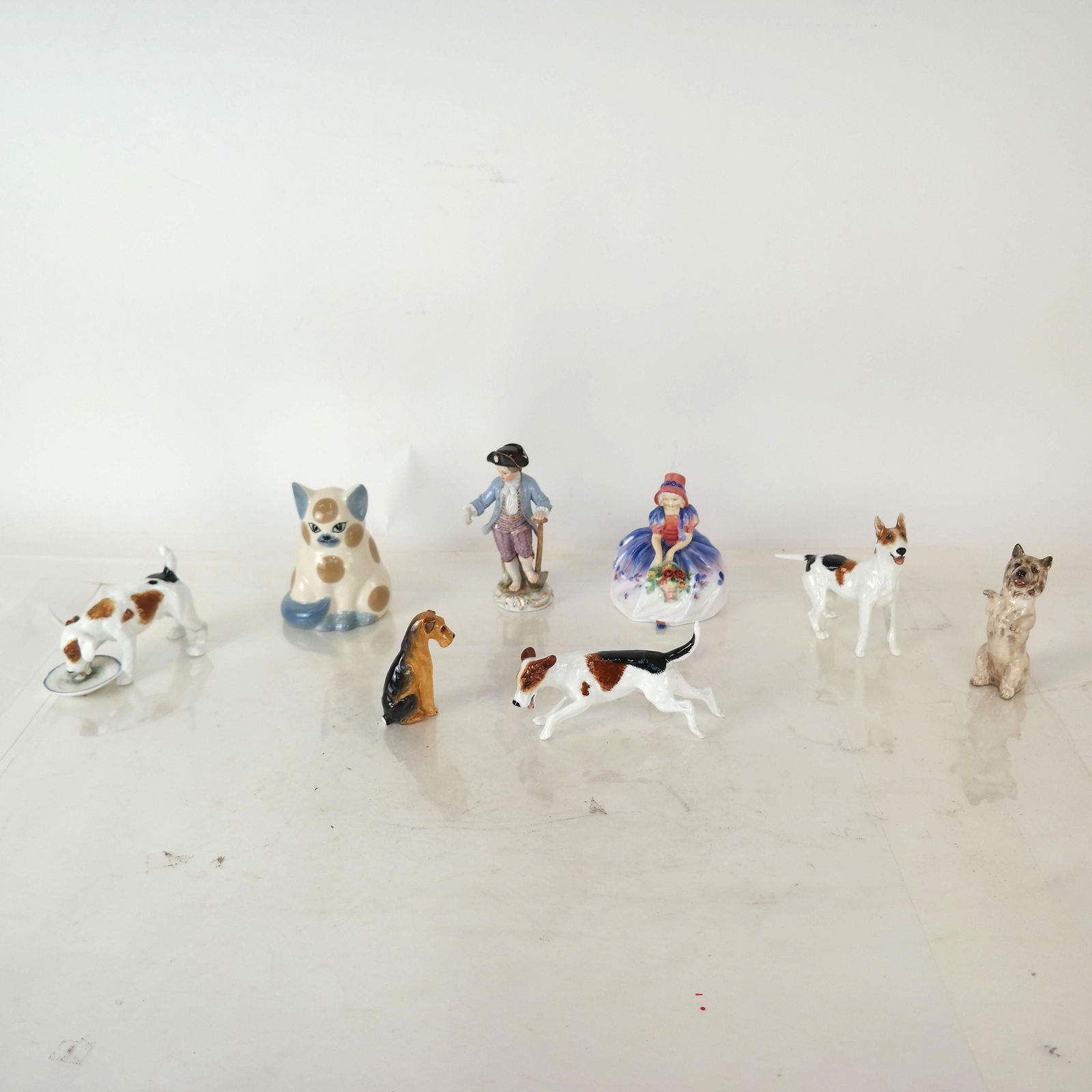 Eight Assorted Porcelain Figures (1 of 11)