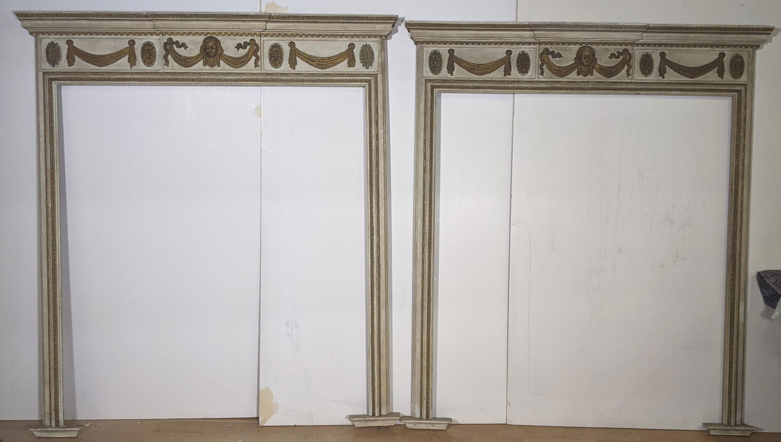 Pair Antique French French Window Surrounds (1 of 8)