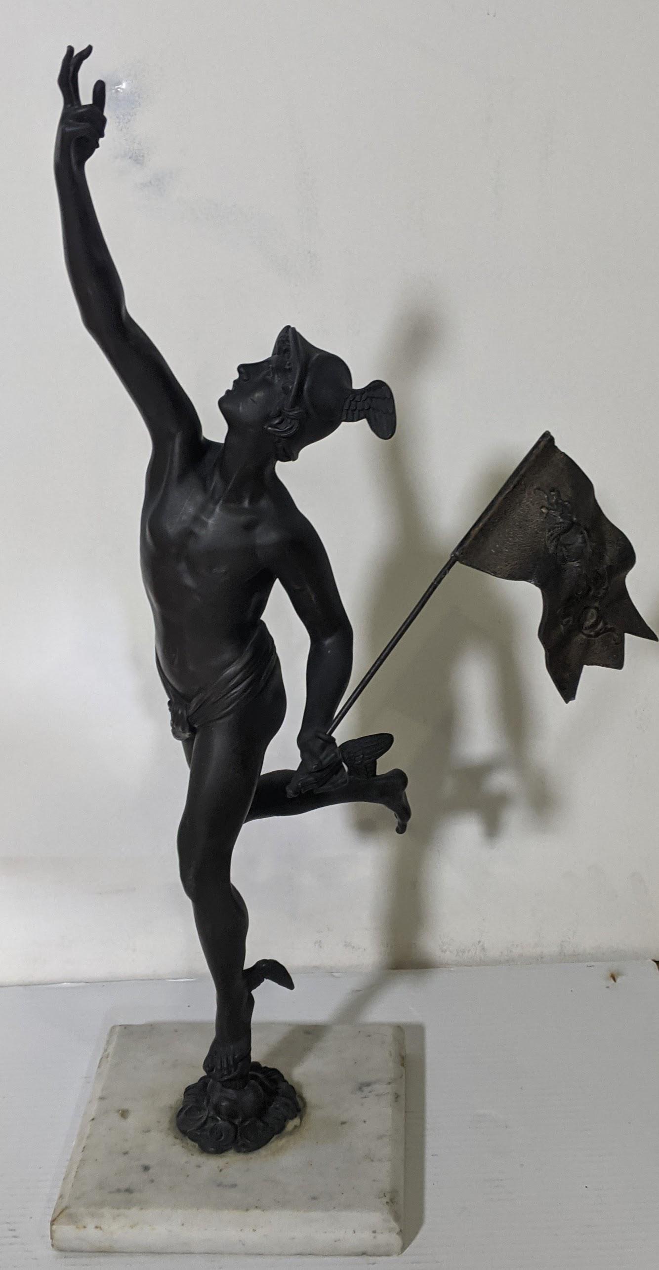 19th C French / Italian Bronze Figure of Mercury (1 of 13)