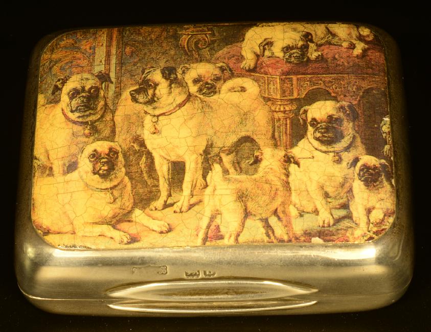 Pugs Silver Tobacco Box (1 of 5)