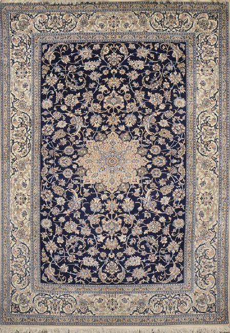Persian 6 Strand Naiin Carpet 7.25 x 4.75 FT (1 of 8)