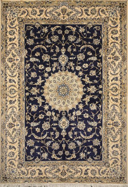 Persian 6 Strand Naiin Carpet 7.75 x 5.25 FT (1 of 9)