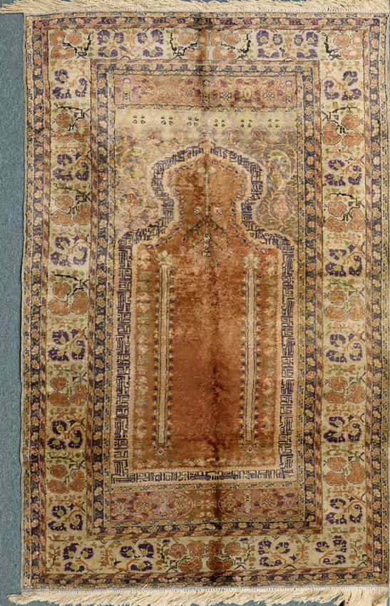 Turkish Panderman Silk Carpet (6 (1 of 2)