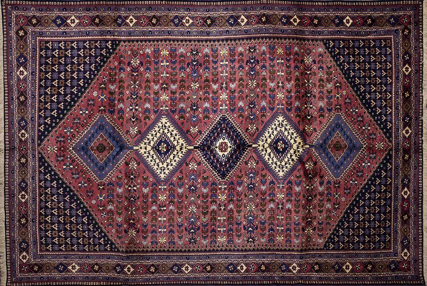 Fine Iranian Yalameh Carpet 10.5 x 7 FT (1 of 2)
