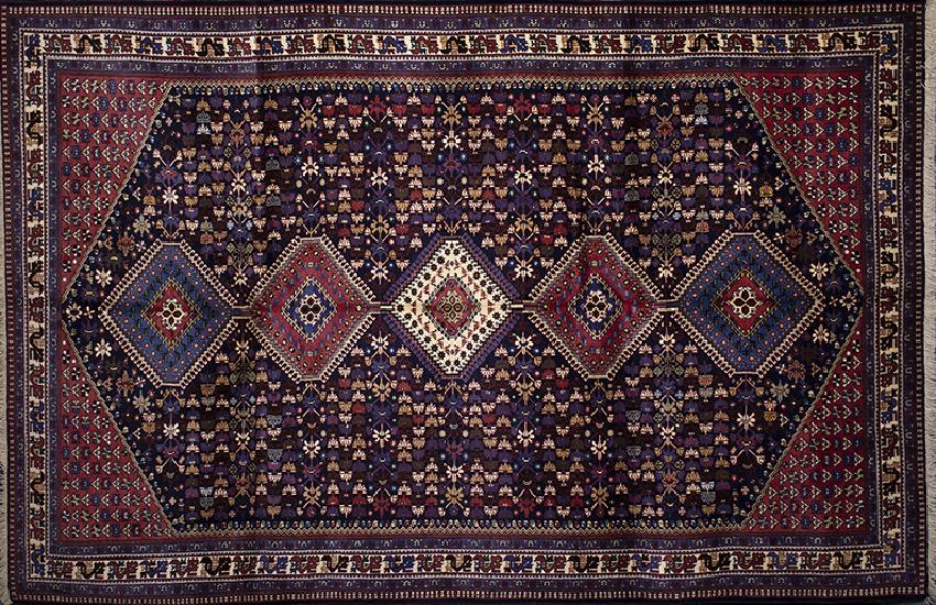 Iranian Yalameh Carpet 10.25 x 7 FT (1 of 2)