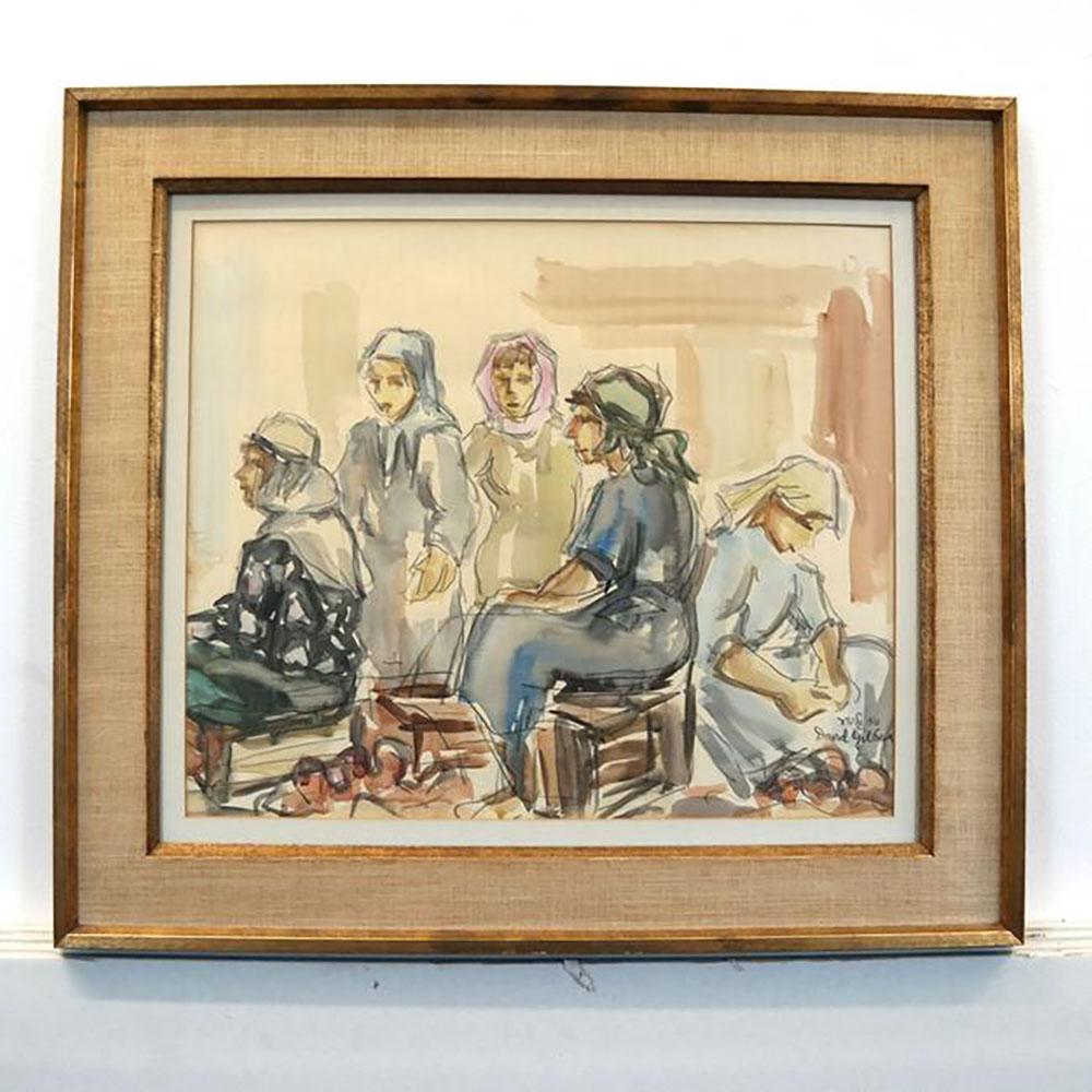 David GILBOA: Study - W/C Painting (1 of 5)