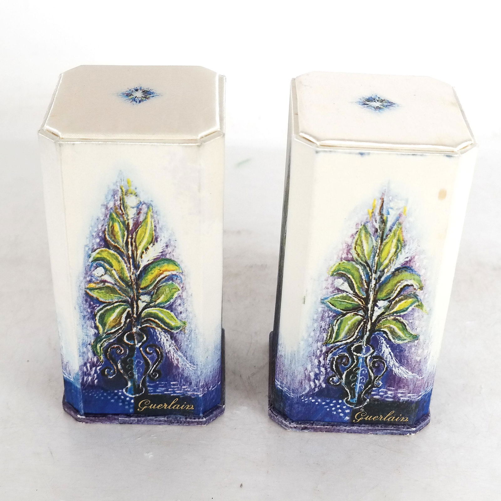 Pair Baccarat Crystal Guerlain Perfume Bottles (1 of 9)