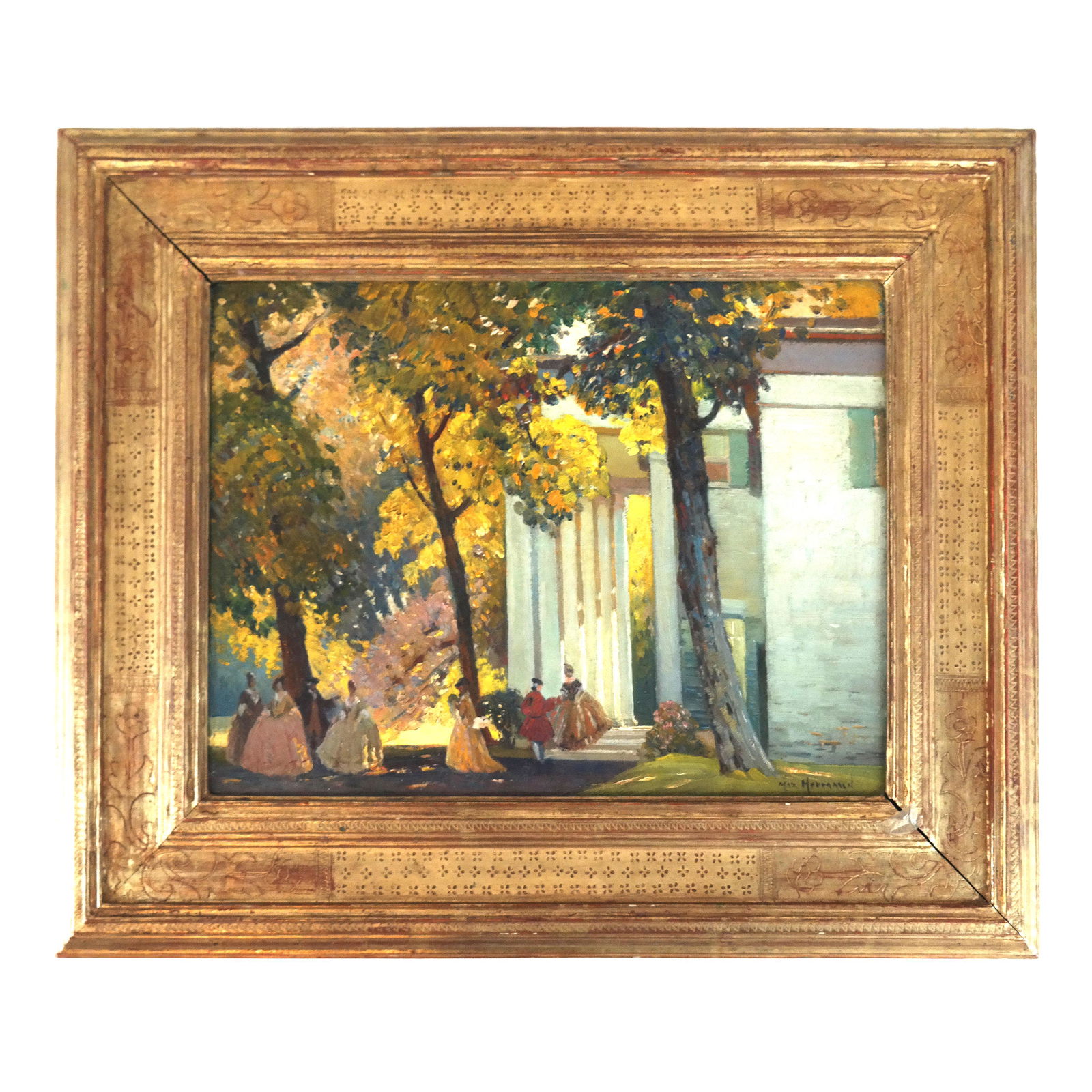 Max HERMANN: Oil Painting in HARER Frame (1 of 8)