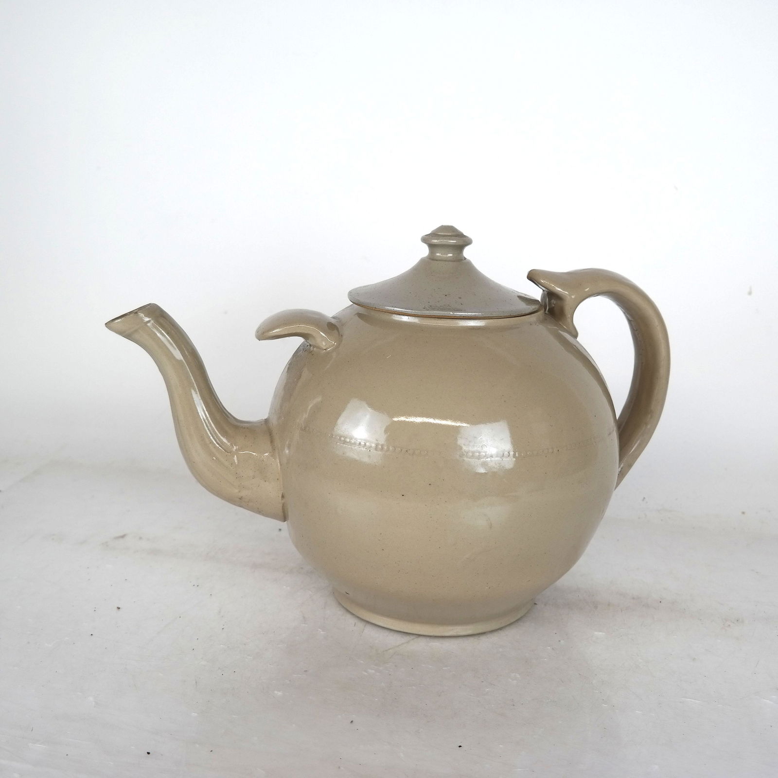 19th C. Drabware Teapot (1 of 5)