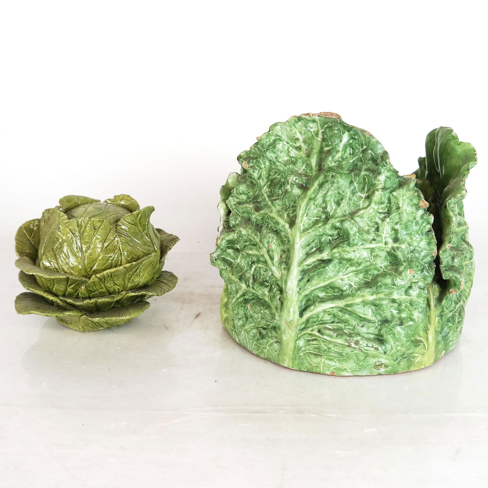 Two Cabbage-Form Ceramic Decorations (1 of 10)