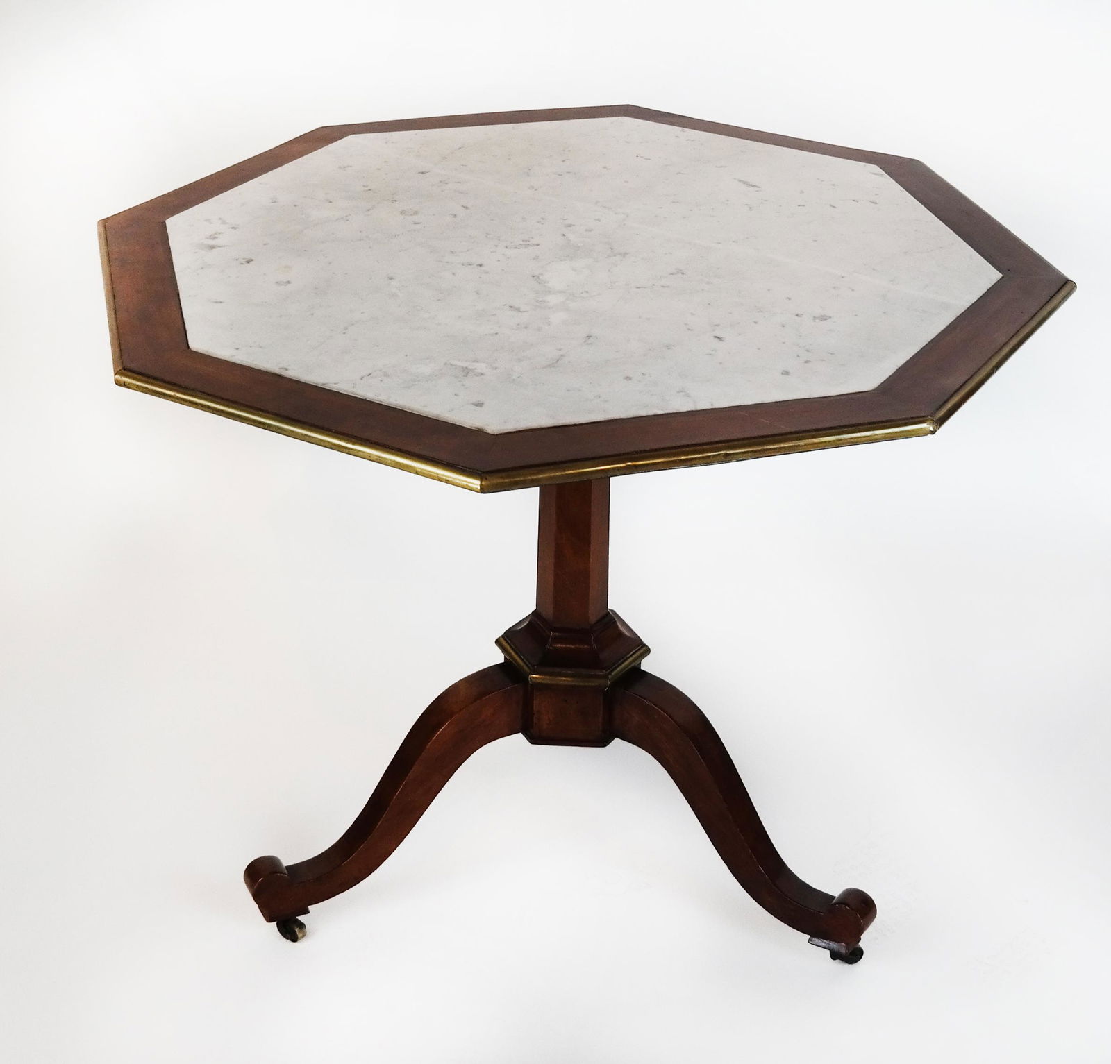 19th C. French Octagonal Tilt-Top Table (1 of 10)