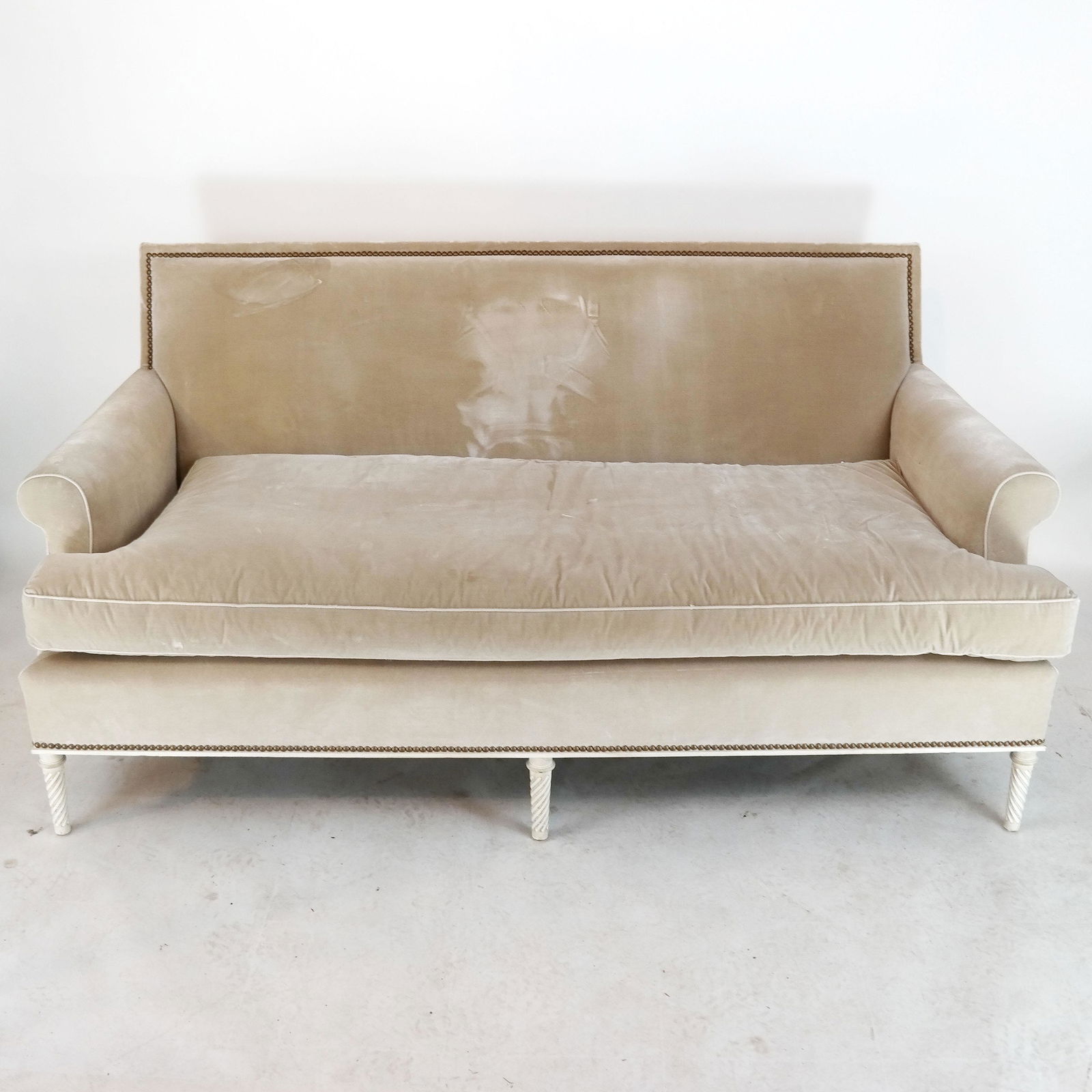 Louis XVI-Style Long Settee / Canape (1 of 7)