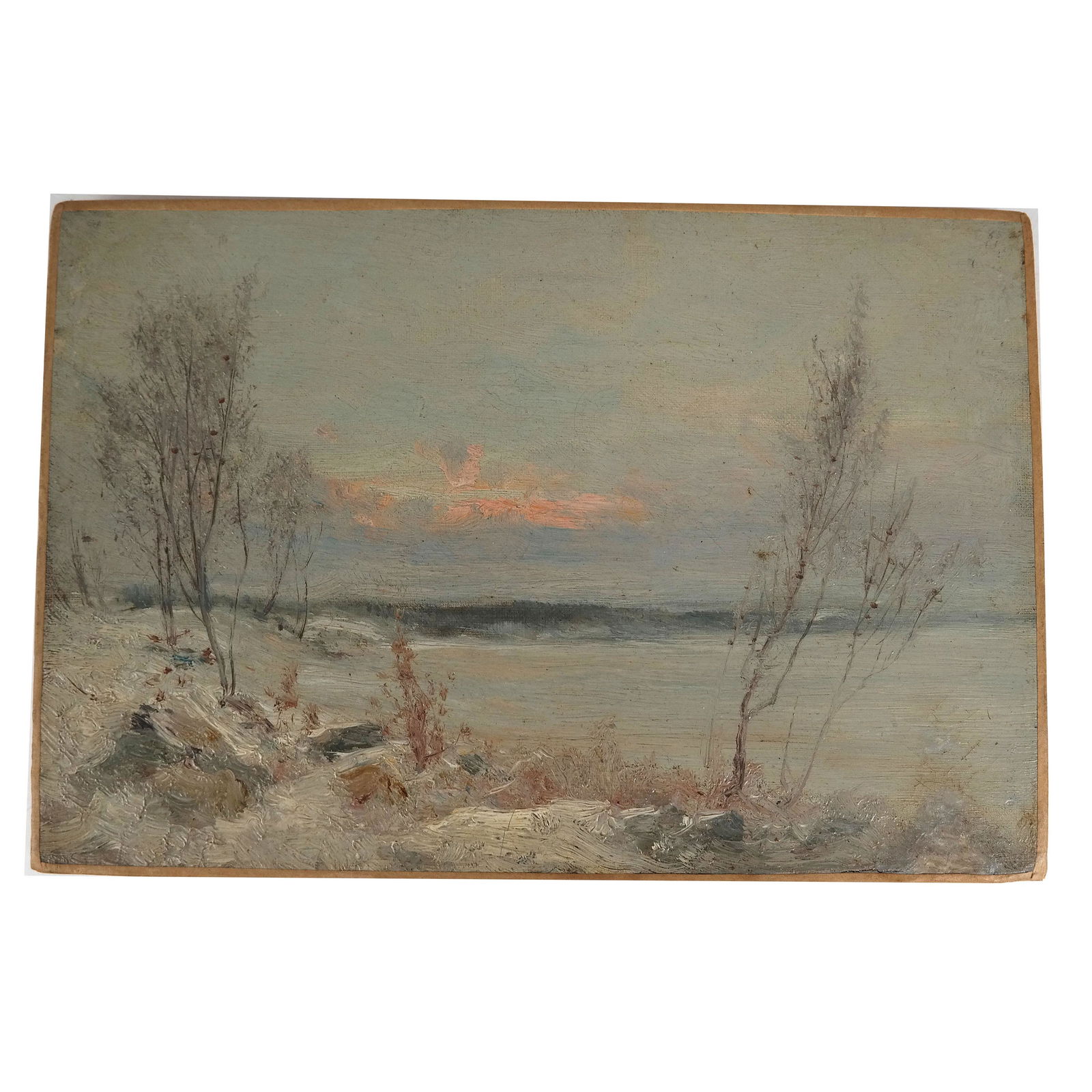 George CASS: Winter Landscape - Oil Painting (1 of 7)