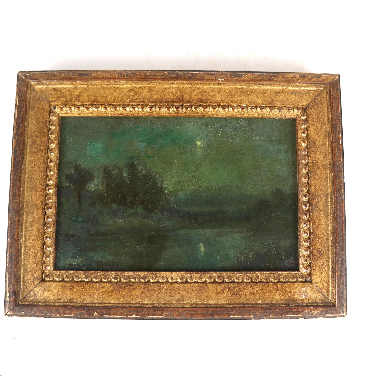 W. ALDEN BROWN: Evening Landscape - Oil Painting (1 of 6)