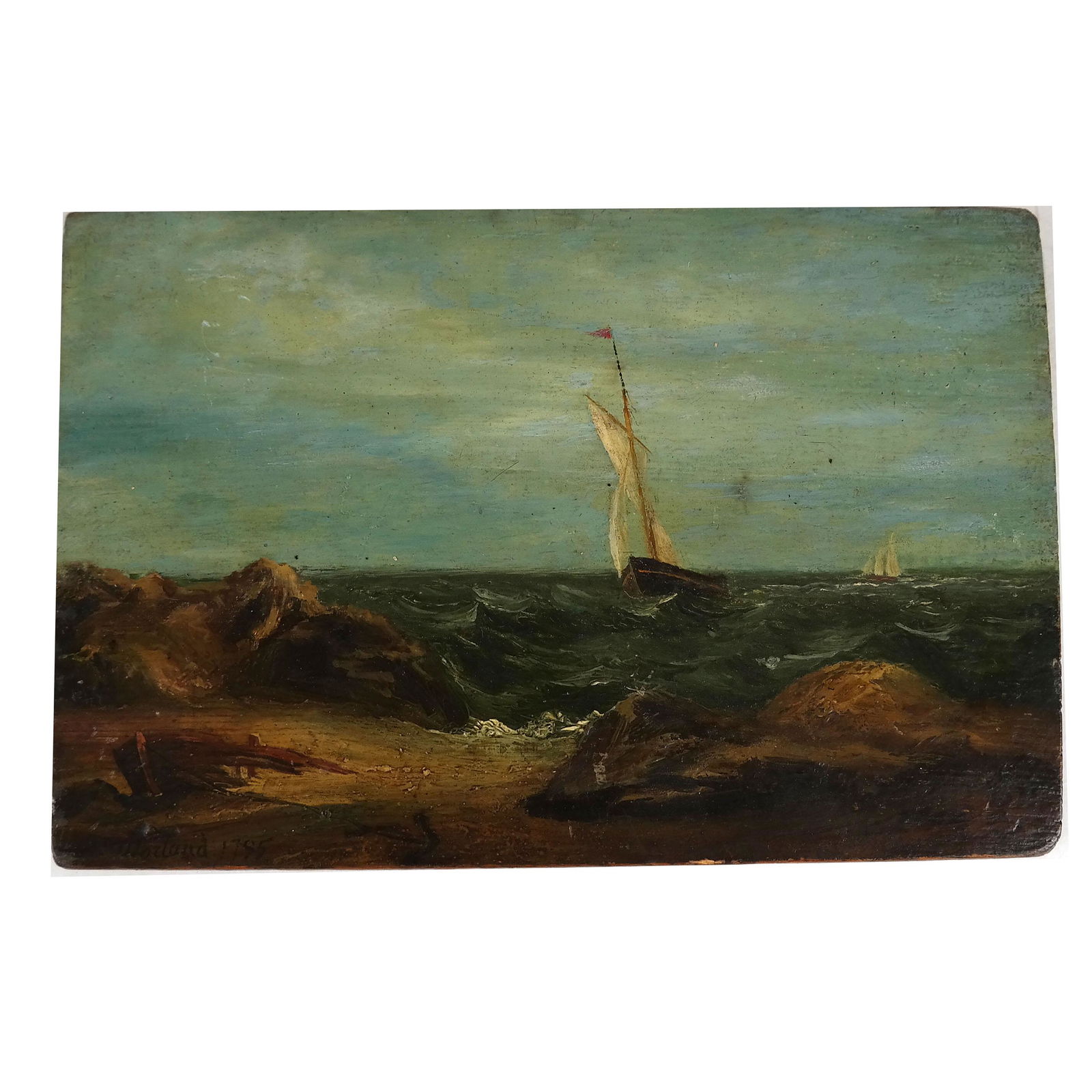 After John MORLAND: Ships at Sea - Painting (1 of 5)