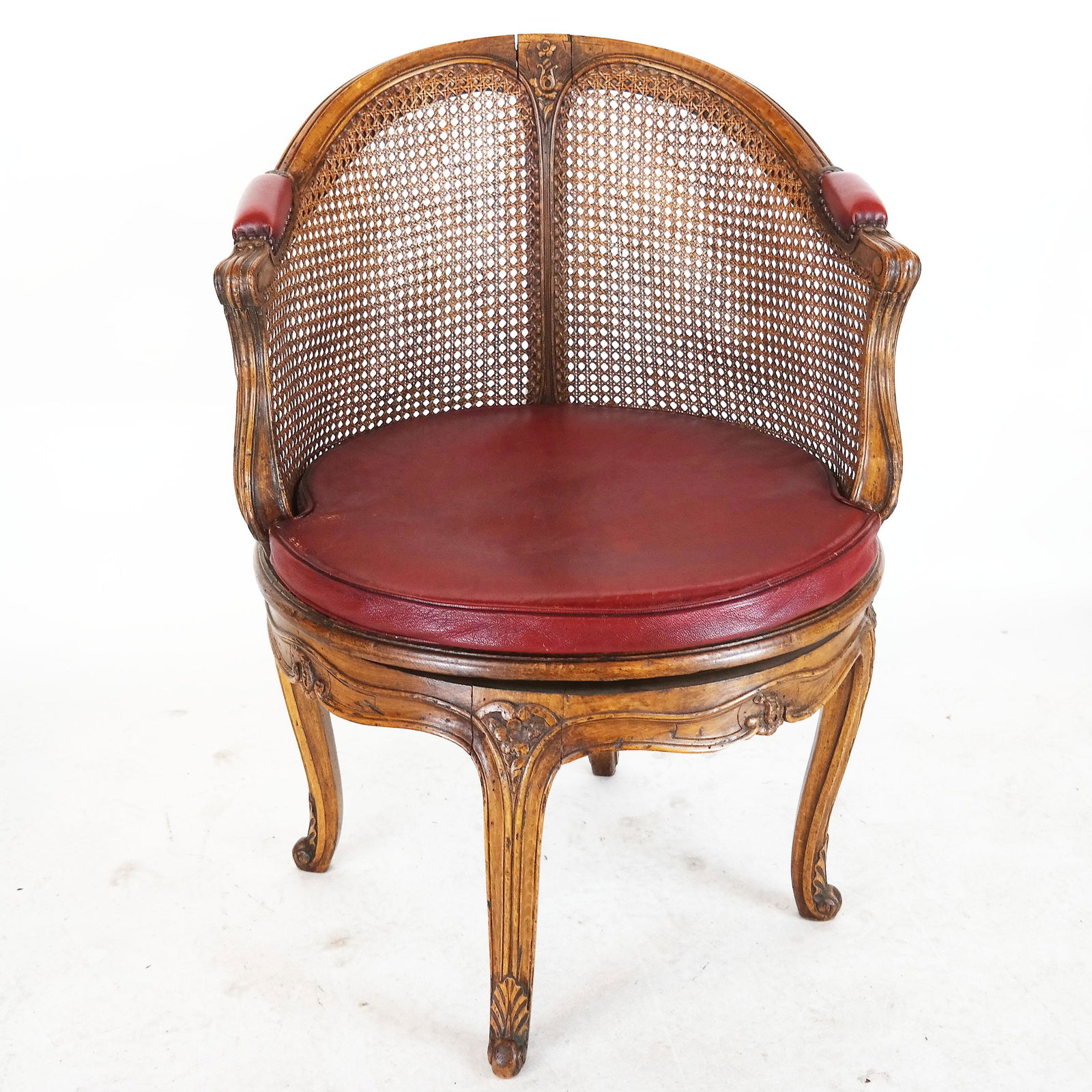 French Provincial Swivel Corner Chair (1 of 7)