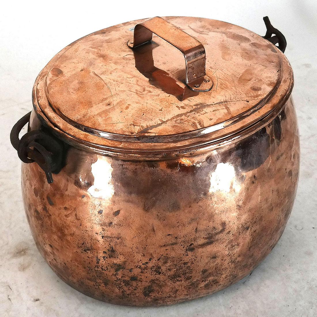 19th C. Hammered Copper Fish Kettle (1 of 7)
