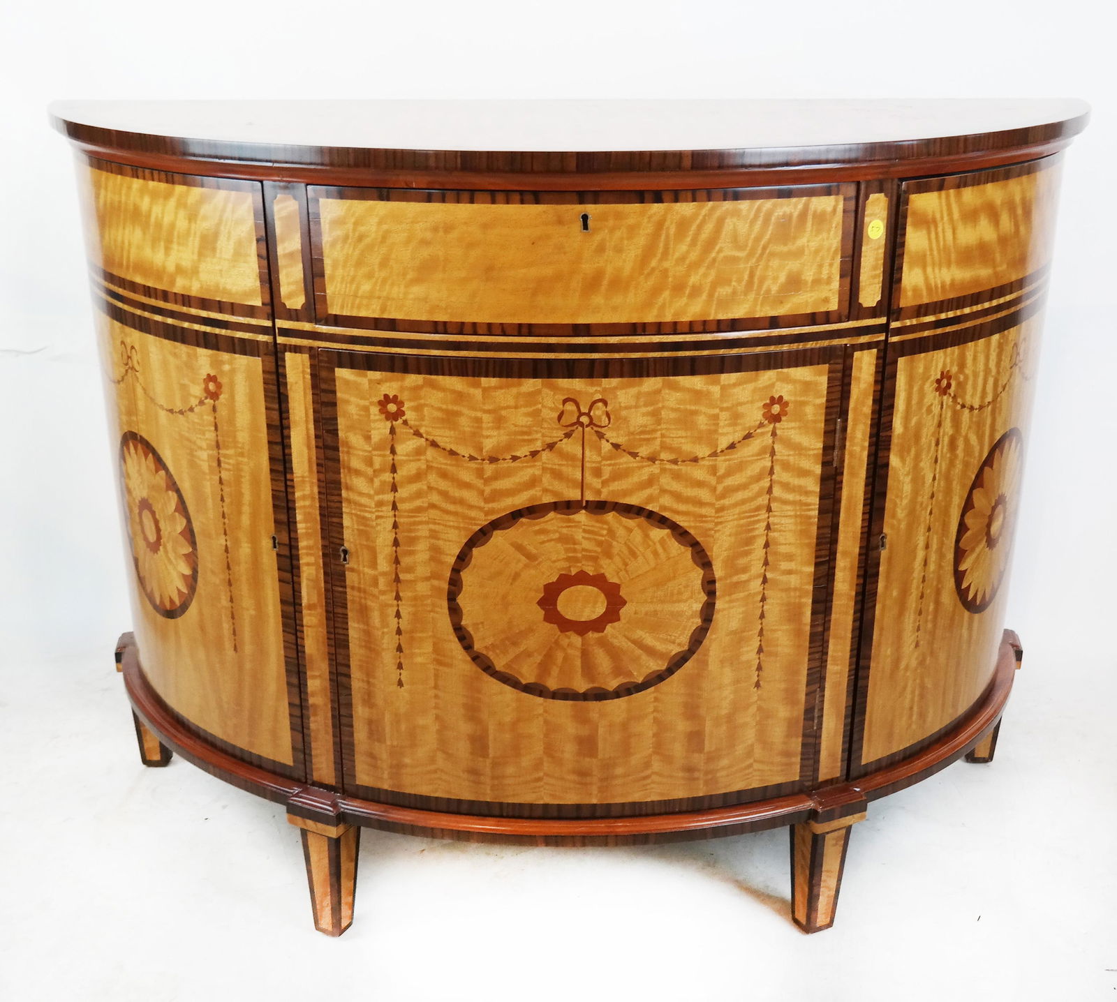 George III-Style Demilune Cabinet (1 of 10)