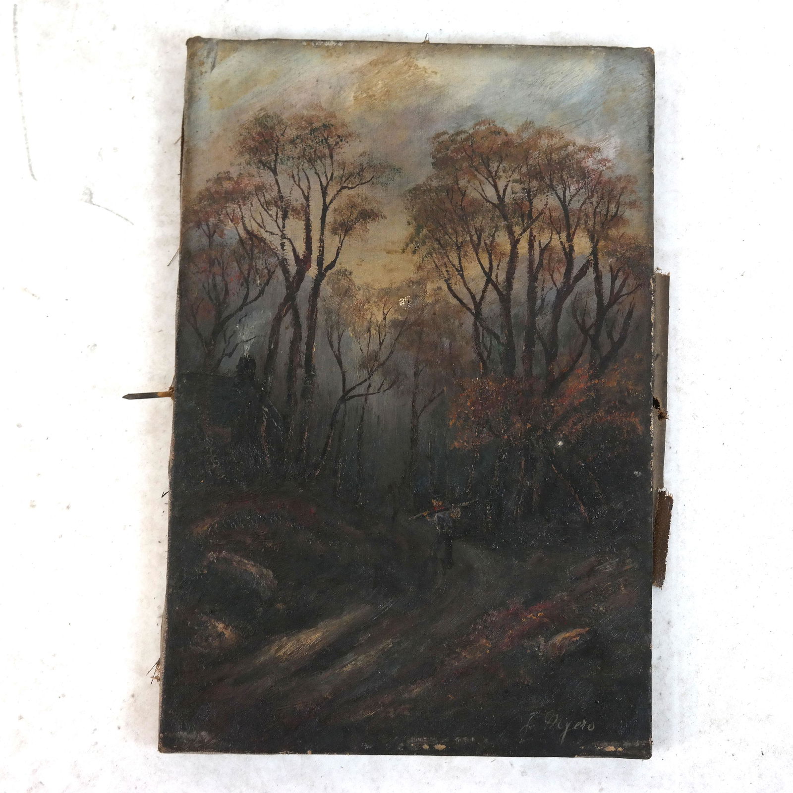 F.? or J? MYERS: Landscape - Oil Painting (1 of 7)