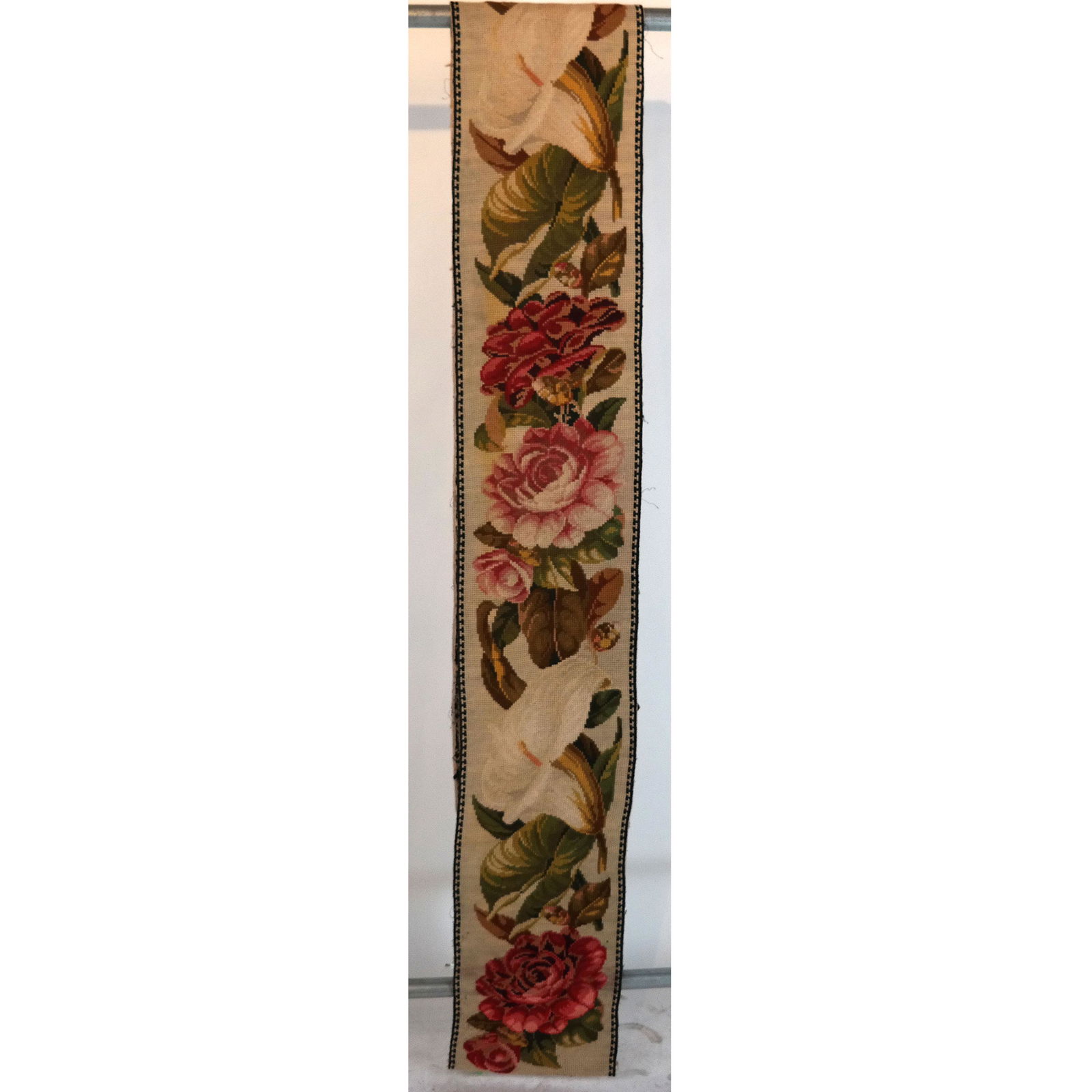 Needlepoint Floral Bell Pull (1 of 7)