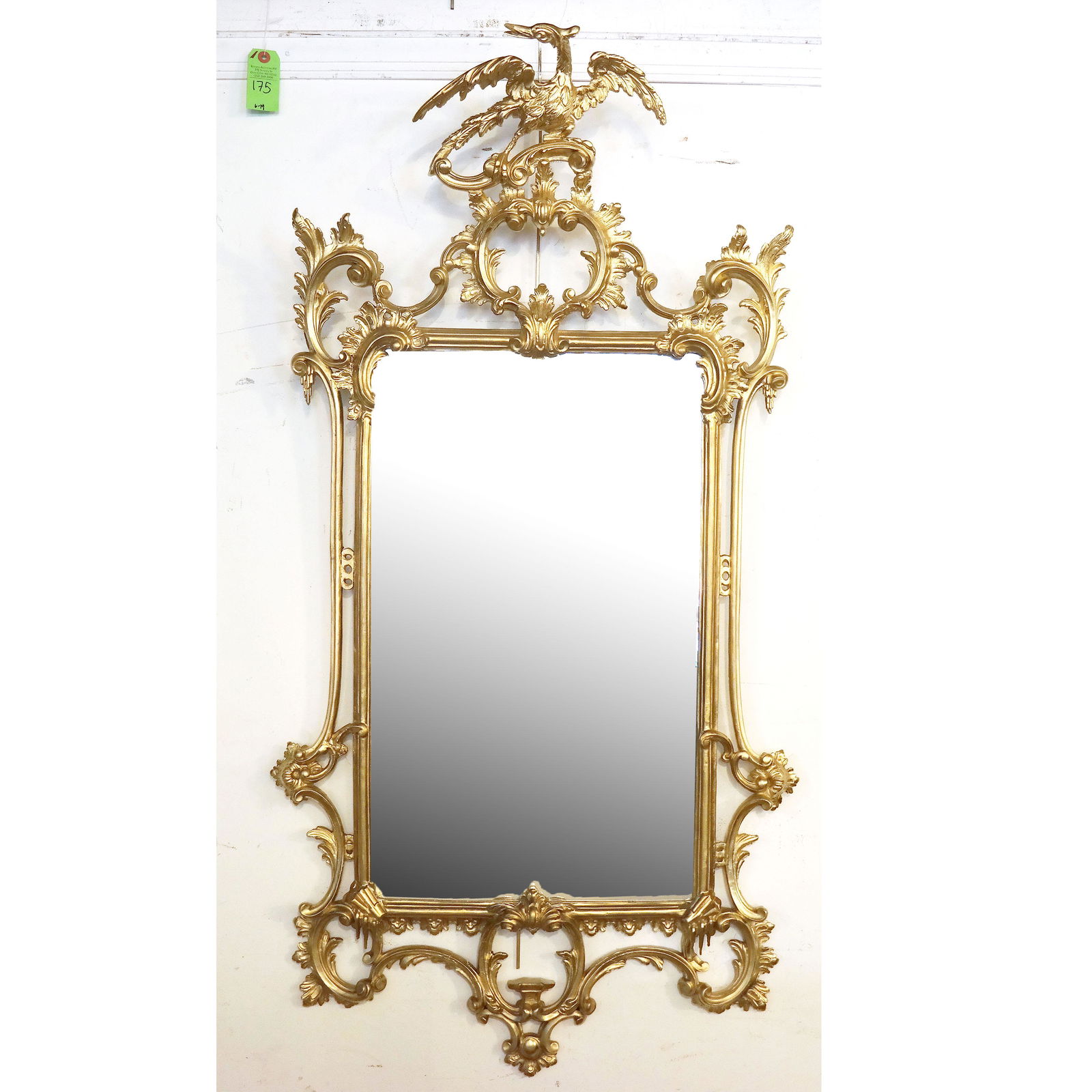 Georgian-Style Eagle Crest Mirror (1 of 13)