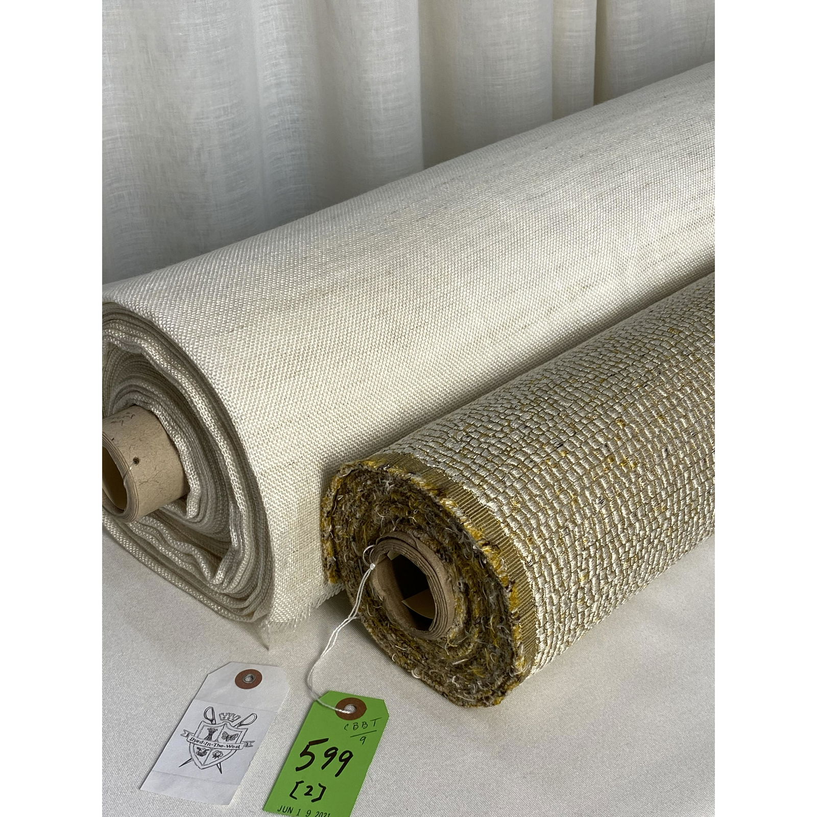 Kravet Jacquard & Aldeco Sheer Fabrics (1 of 5)