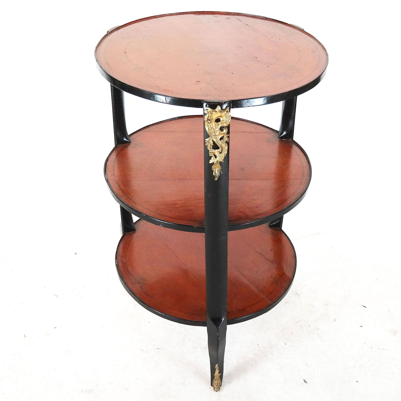 French Three-Tier Ormolu Stand (1 of 9)