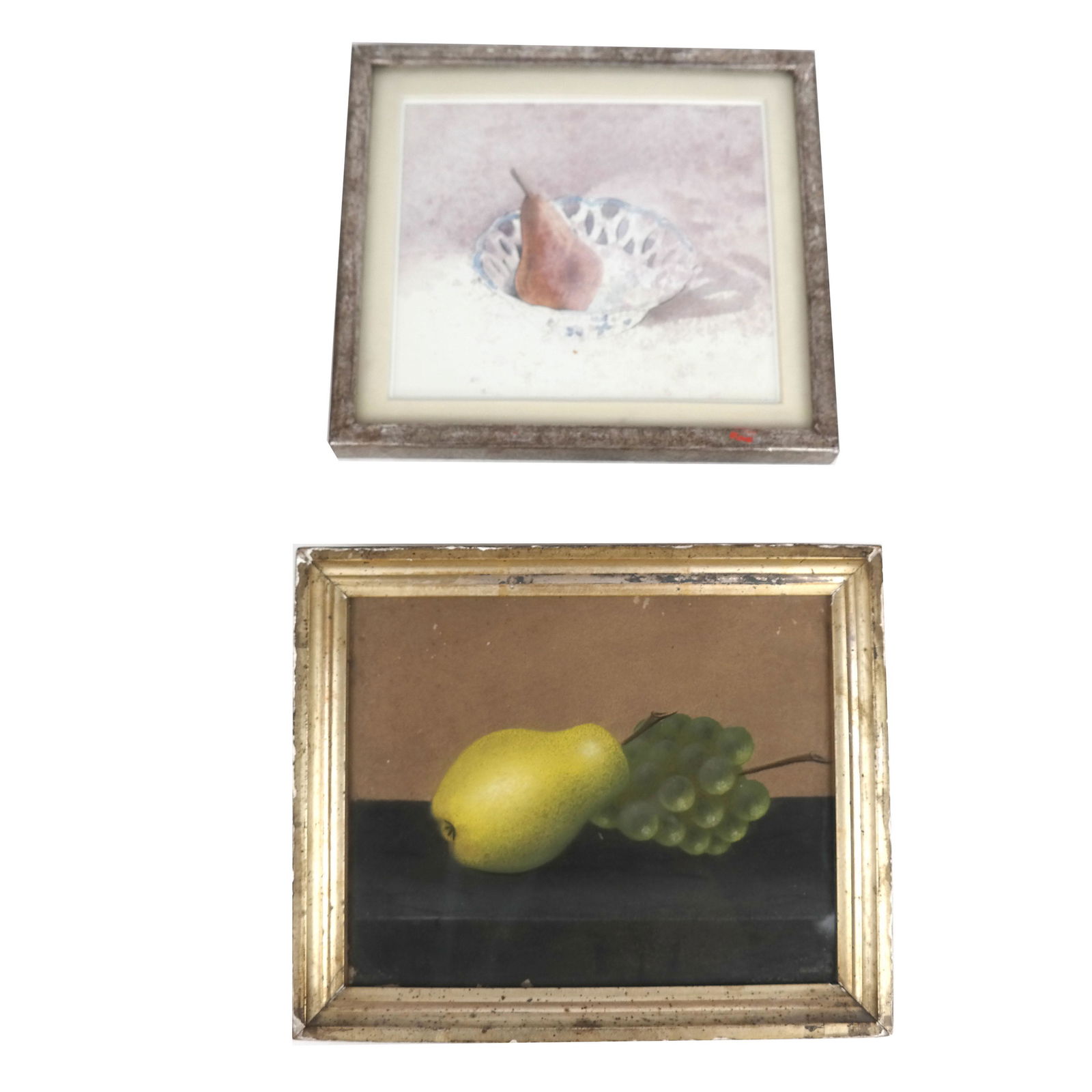 Two Art Works with Pears - W/C & Pastel (1 of 6)