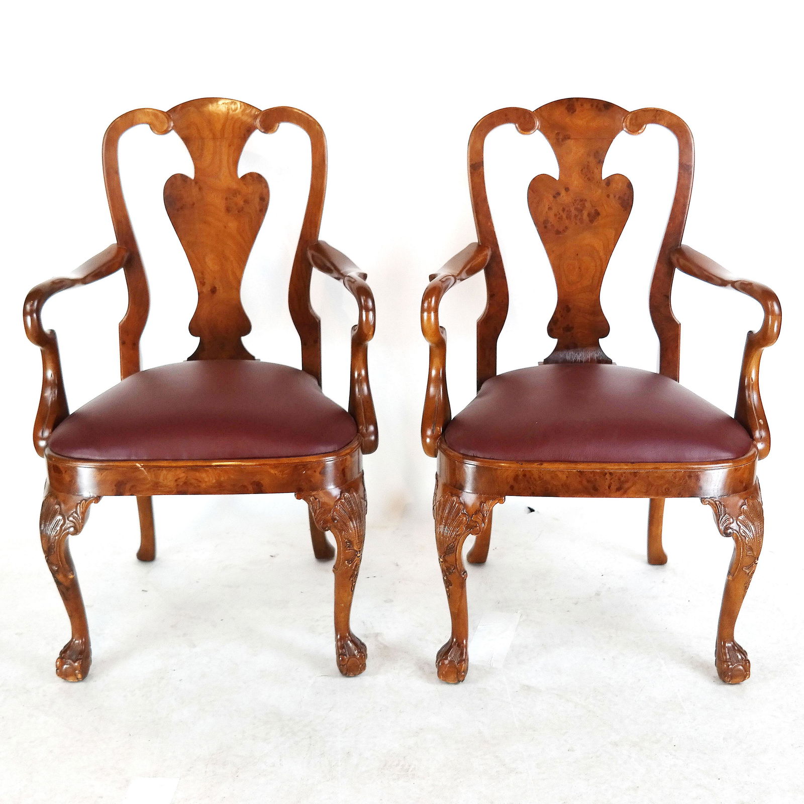 Pair of Georgian-Style Arm Chairs (1 of 8)