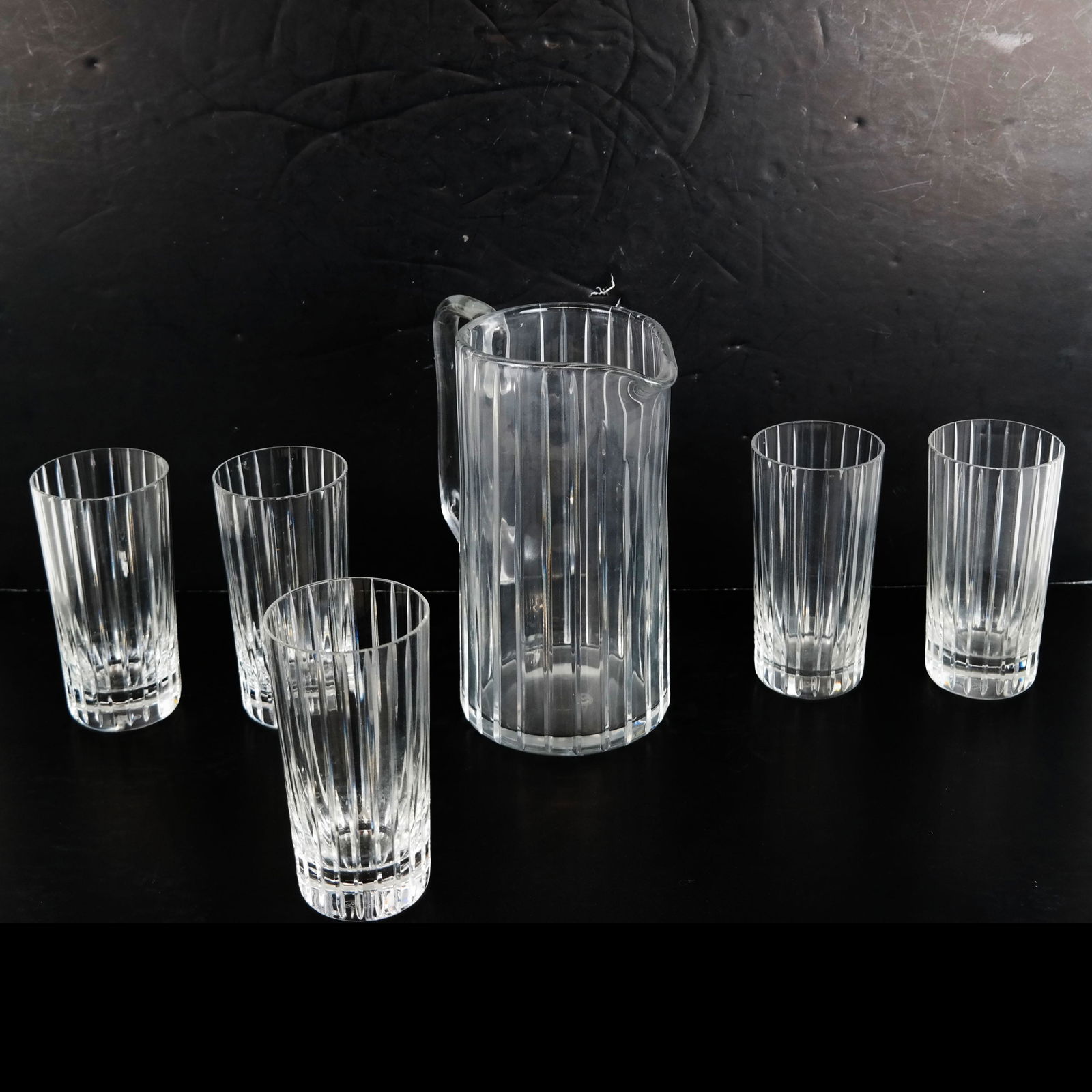 Baccarat "Harmonie" Pitcher & 5 Glasses (1 of 9)
