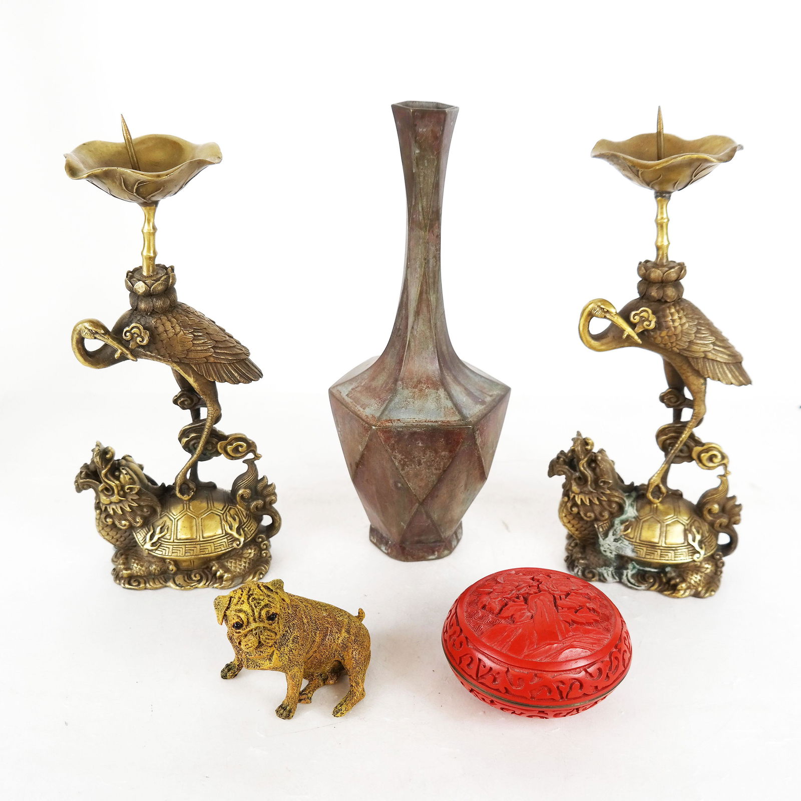 Five Brass & Wood Decorations (1 of 16)