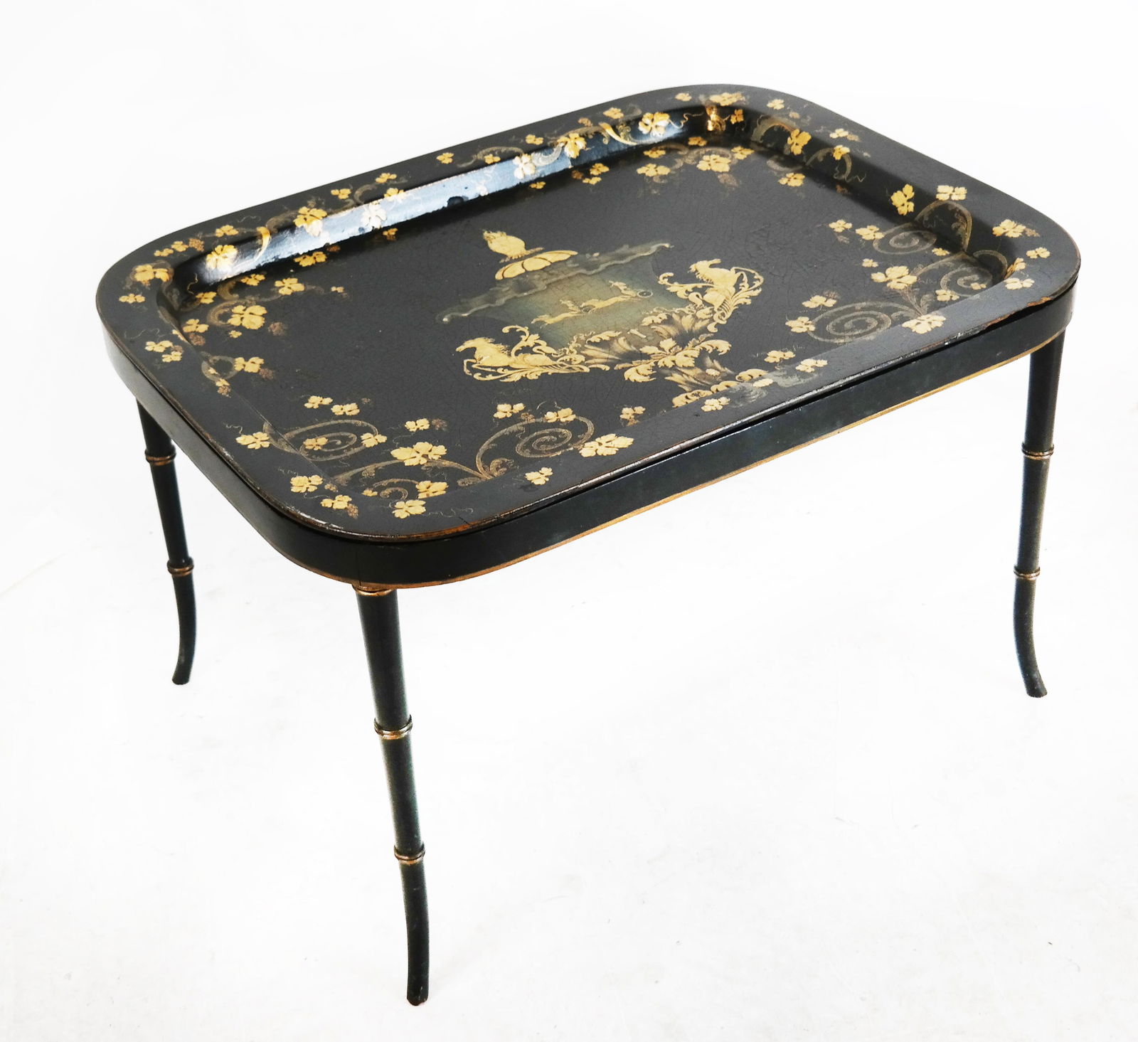 19th C. Jennings & Betridge Tray Top Table (1 of 8)