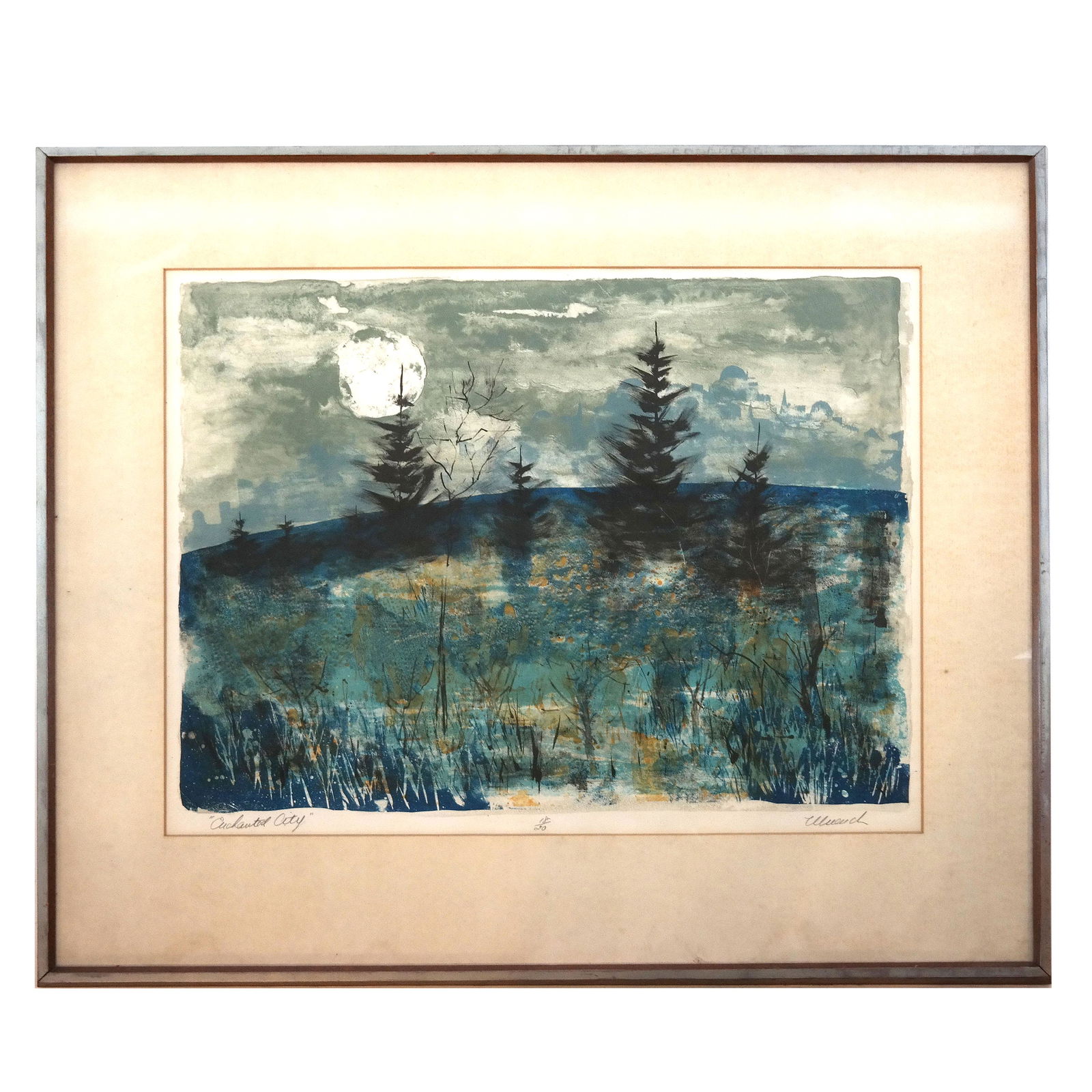 John MUENCH: "Enchanted City" - Lithograph (1 of 9)