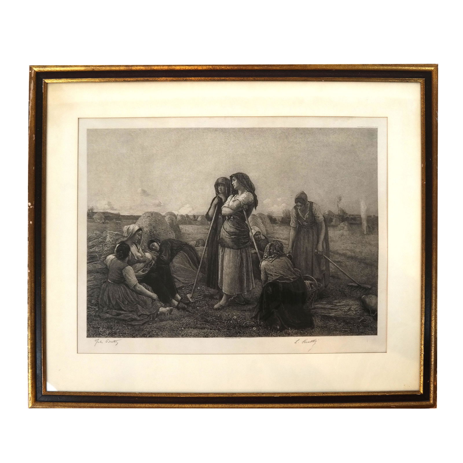 After Jules BRETON: Women in the Fields - Etching (1 of 6)