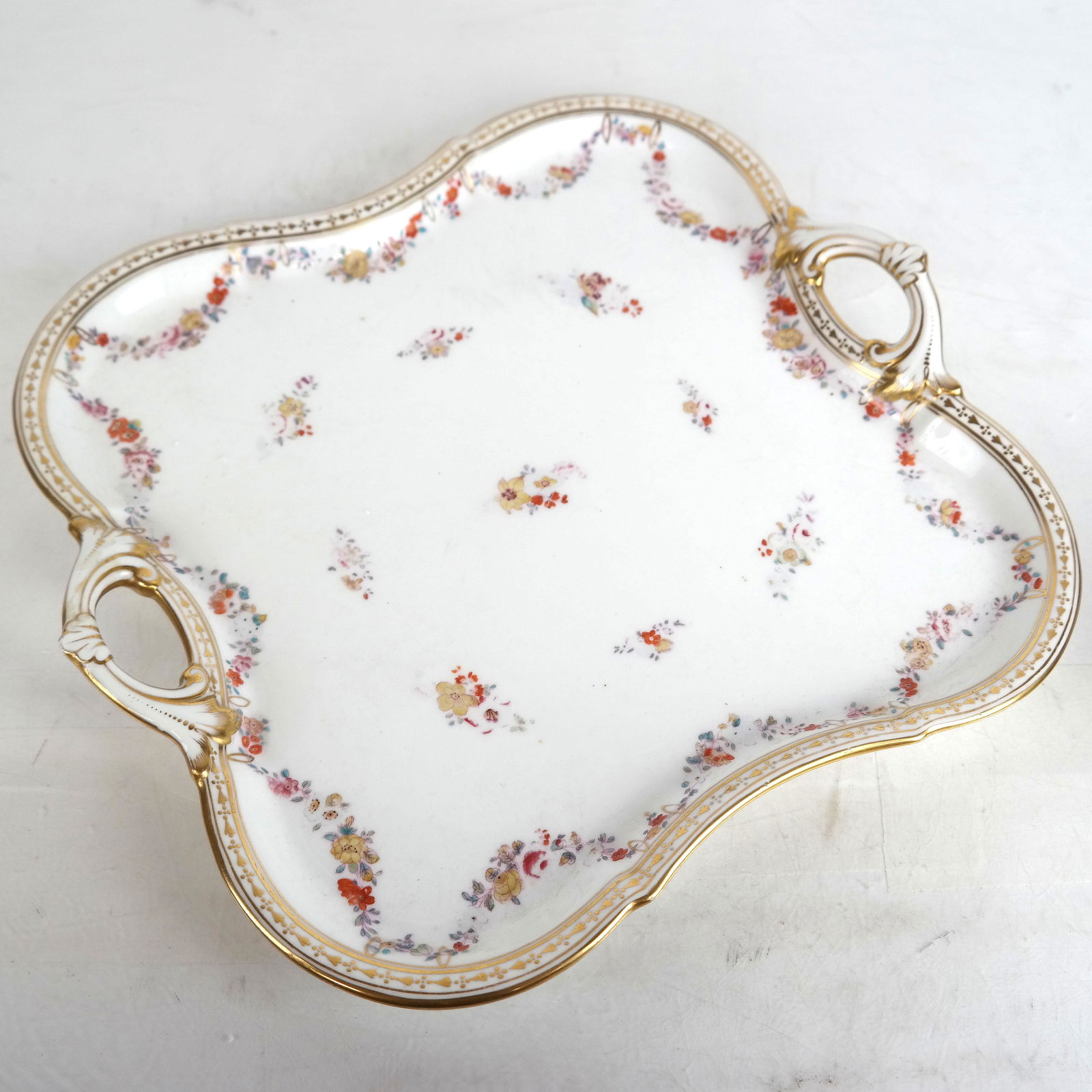 French-Style Floral Porcelain Tray (1 of 7)