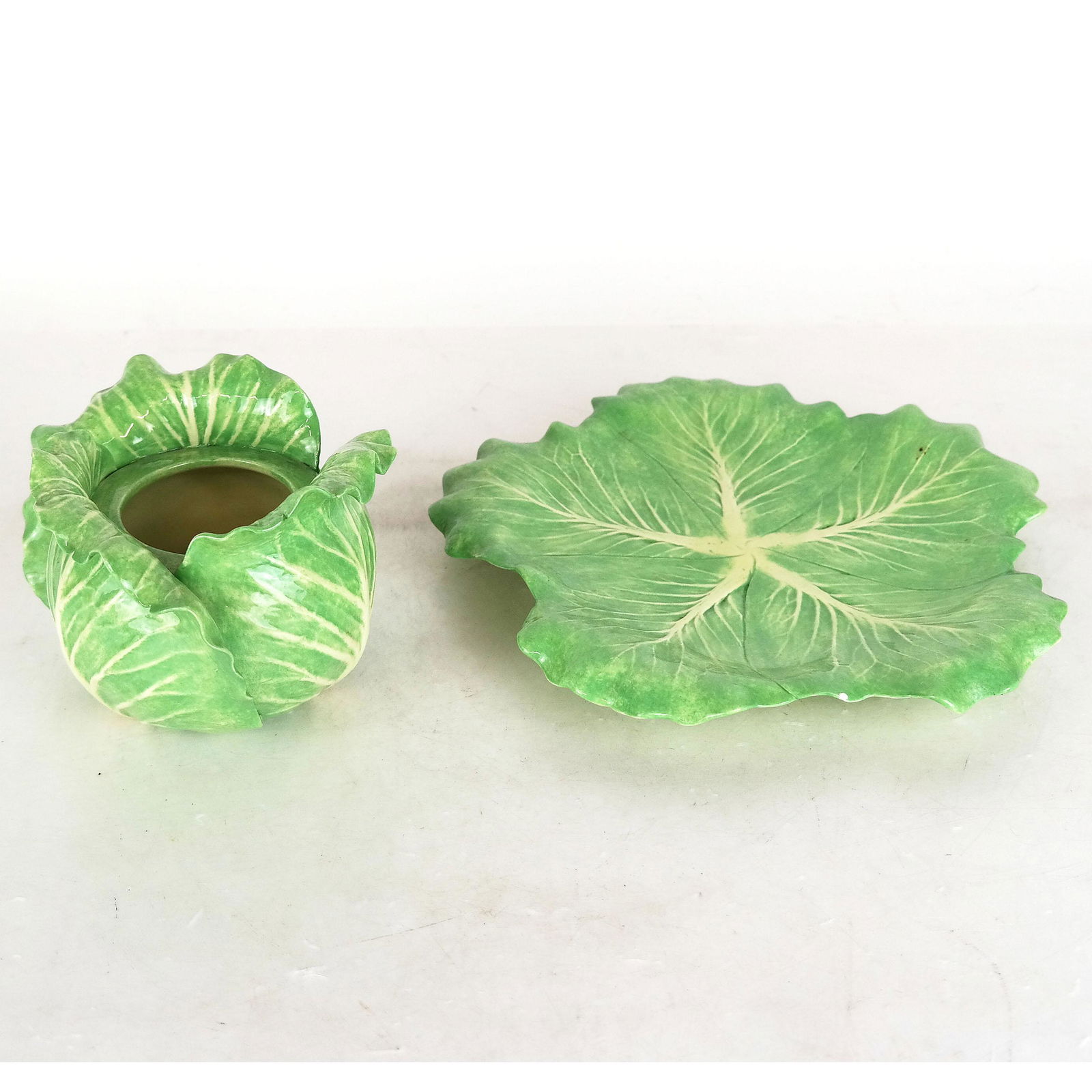 Dodie THAYER: Cabbage Bowl & Underplate (1 of 7)