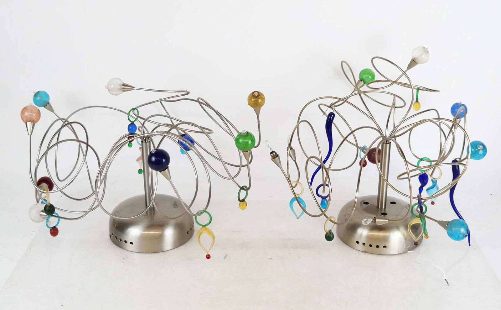 Pair Abstract Form Ceiling Fixtures (1 of 14)