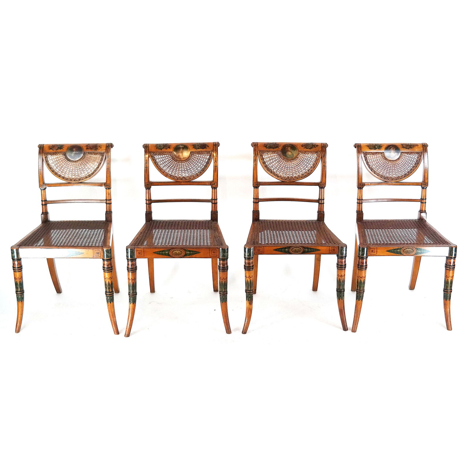 Set of Four Adams-Style Side Chairs (1 of 7)