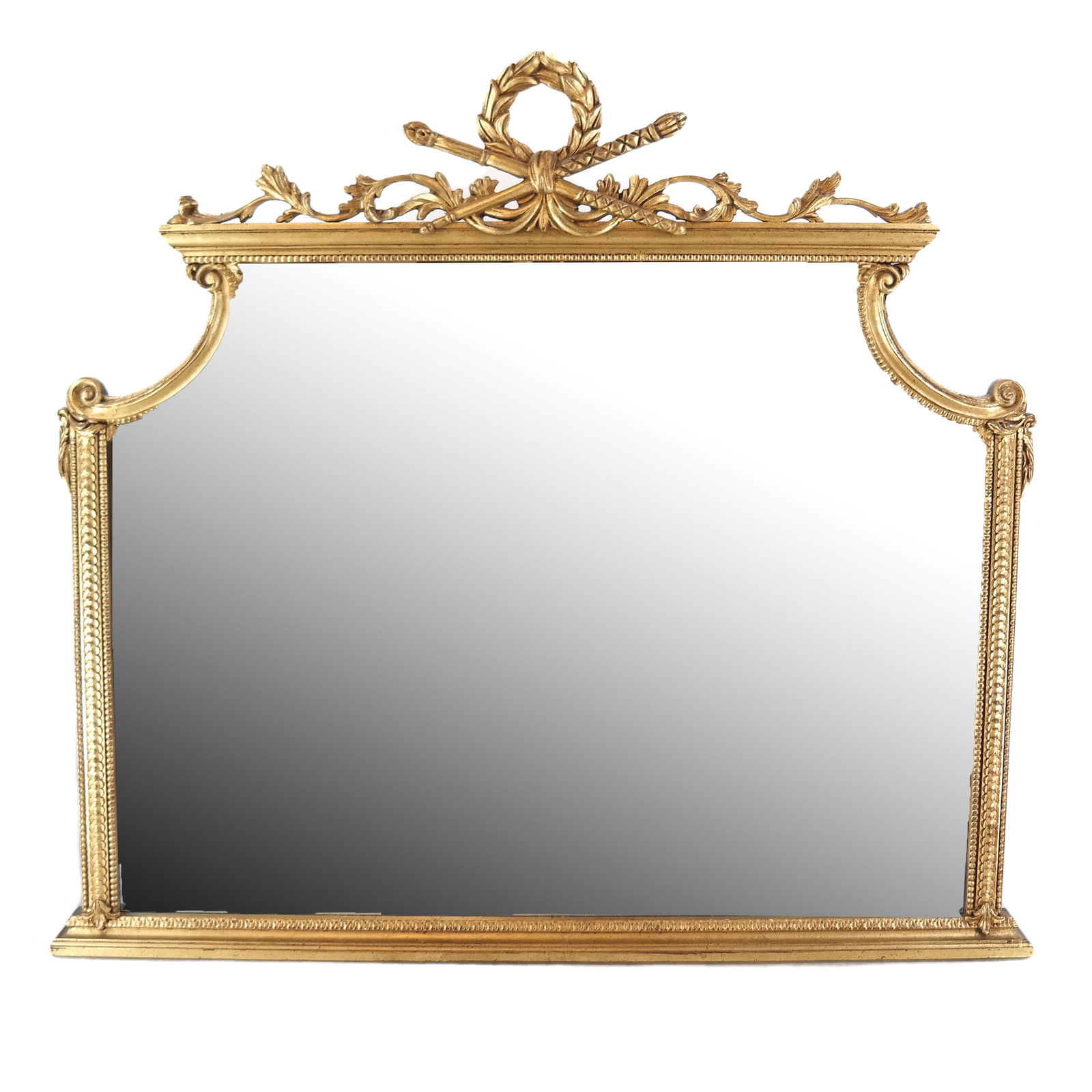 Decorated Ornate Crest Mirror (1 of 8)