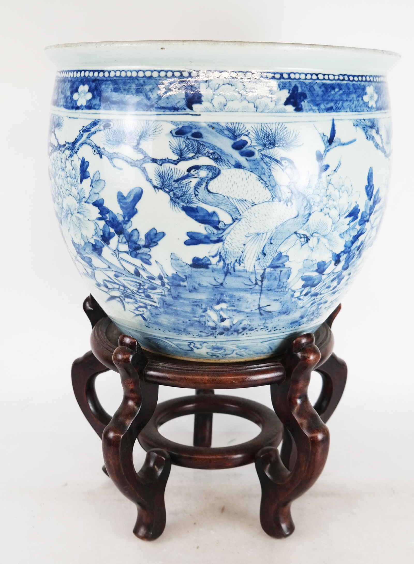 Chinese Porcelain Blue & White Planter (1 of 9)