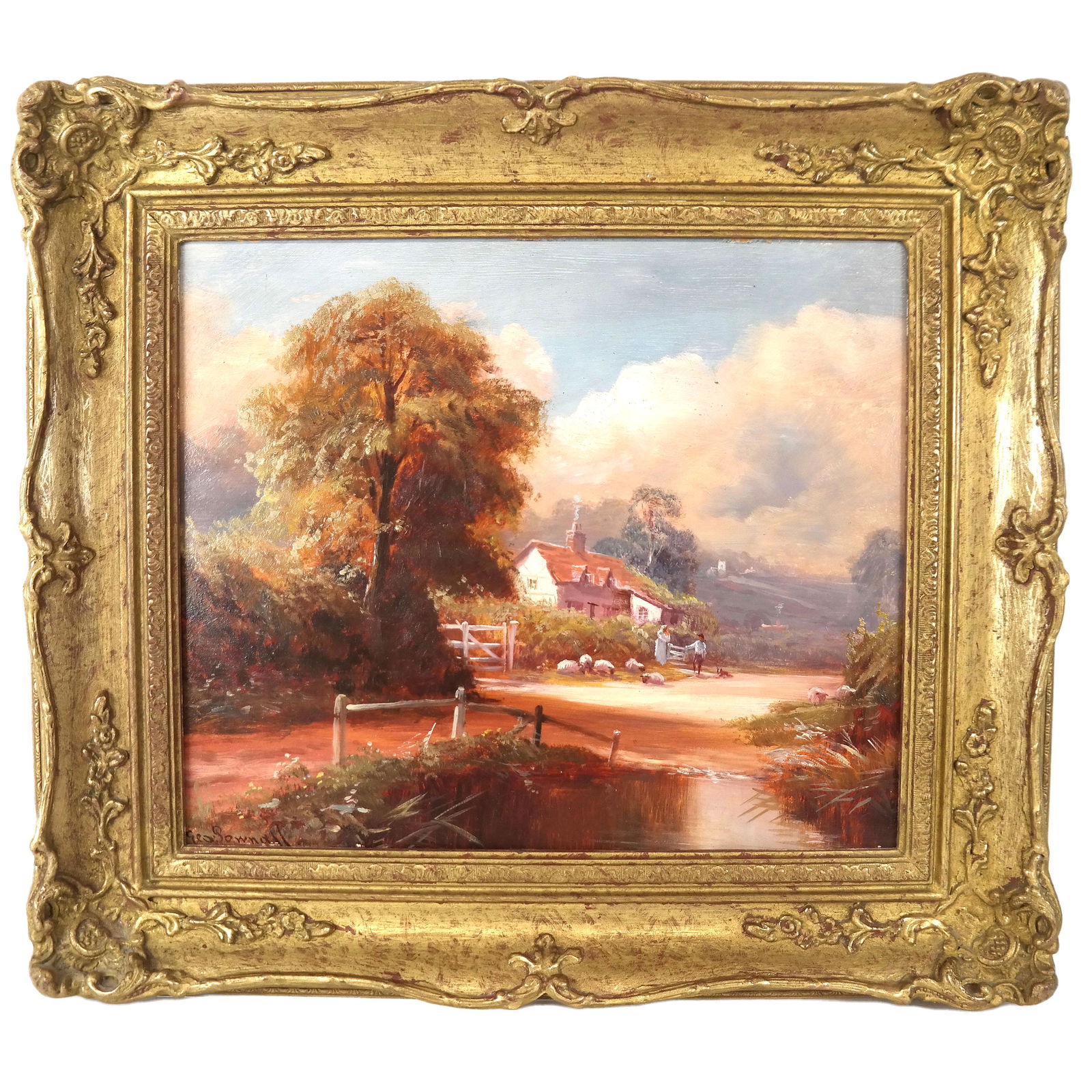 George POWNALL: Landscape - Oil Painting (1 of 7)
