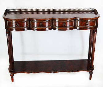 Two-Tier Mahogany Side Table (1 of 10)